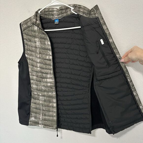 Eddie Bauer Women’s Ascent Storndown 800 Down Fill Camo Vest Size Large Puffer - Picture 3 of 11